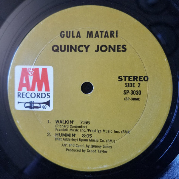 Gula Matari - Quincy Jones (1970) (Used)