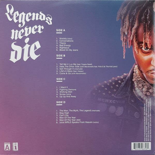Legends Never Die - Juice WRLD (2020) (Used)
