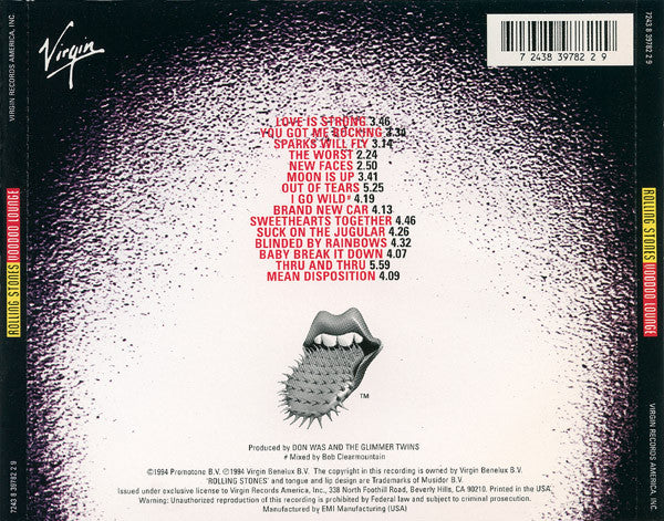 Voodoo Lounge - The Rolling Stones (1994) (Used)