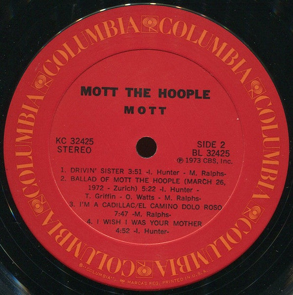 Mott - Mott The Hoople (1973) (Used)