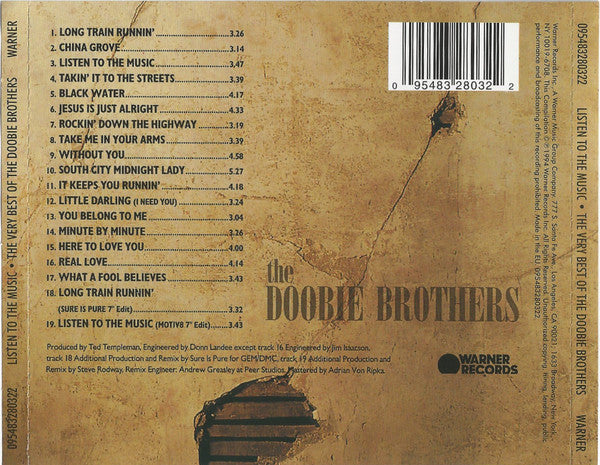Listen To The Music: The Very Best Of The Doobie Brothers - The Doobie Brothers (-) (Used)