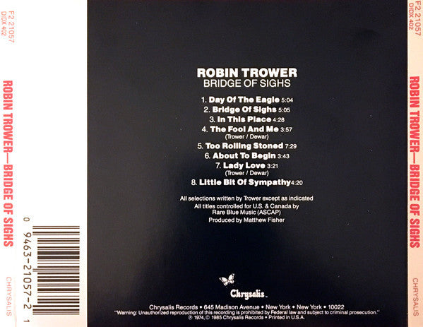 Bridge Of Sighs - Robin Trower (-) (Used)
