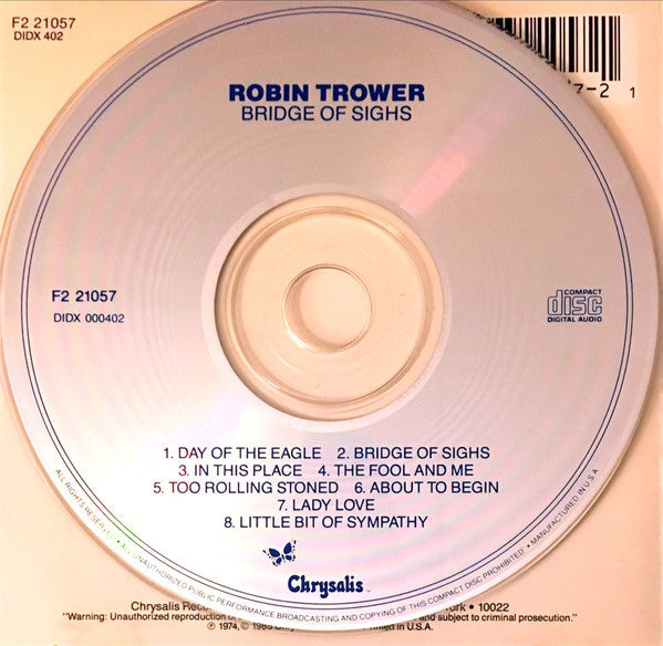 Bridge Of Sighs - Robin Trower (-) (Used)