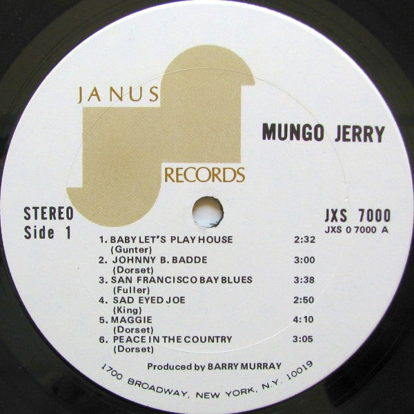 Mungo Jerry - Mungo Jerry (1970) (Used)
