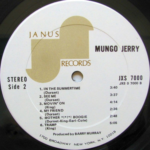 Mungo Jerry - Mungo Jerry (1970) (Used)