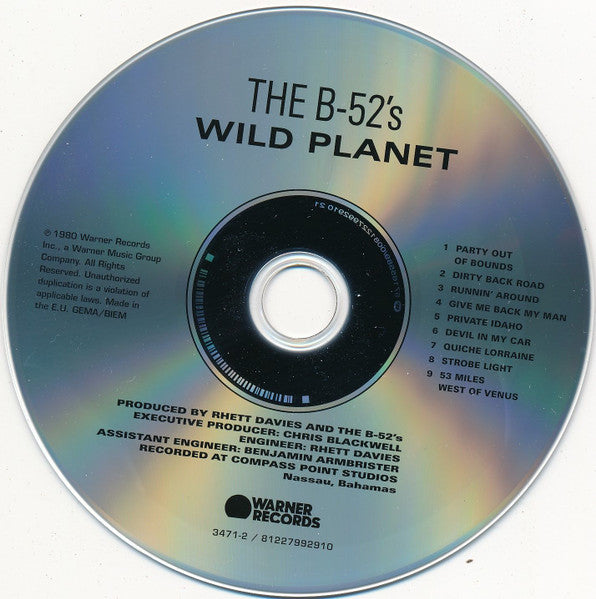 Wild Planet - The B-52's (2019) (Used)