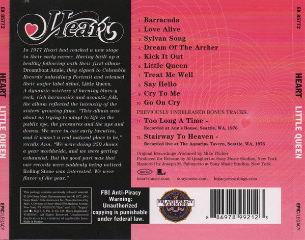 Little Queen - Heart (-) (Used)