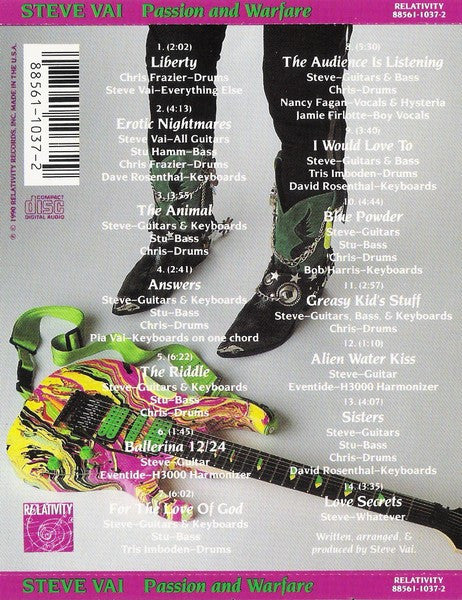 Passion And Warfare - Steve Vai (1990) (Used)