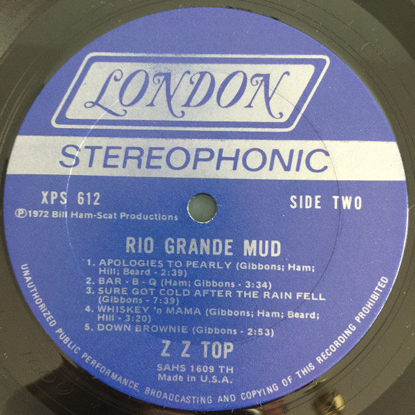 Rio Grande Mud - ZZ Top (1972) (Used)