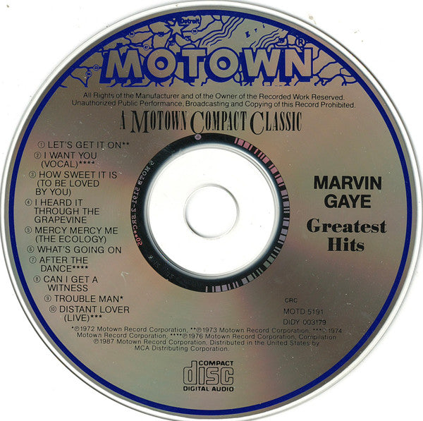 Marvin Gaye's Greatest Hits - Marvin Gaye (-) (Used)