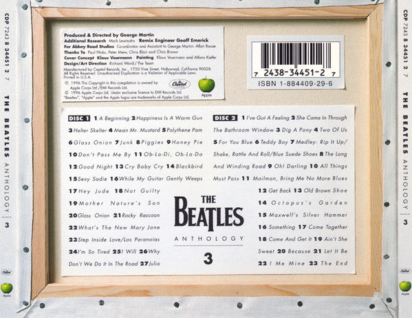 Anthology 3 - The Beatles (1996) (Used)
