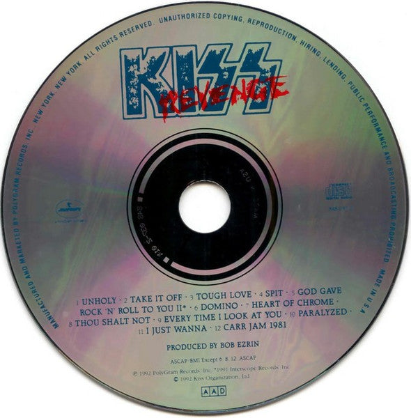 Revenge - Kiss (1992) (Used)