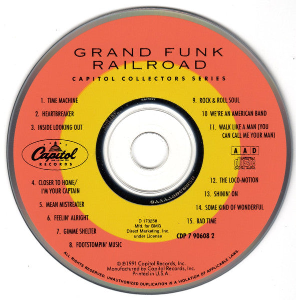 Capitol Collectors Series - Grand Funk Railroad (-) (Used)