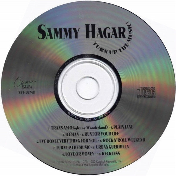 Turn Up The Music - Sammy Hagar (1993) (Used)