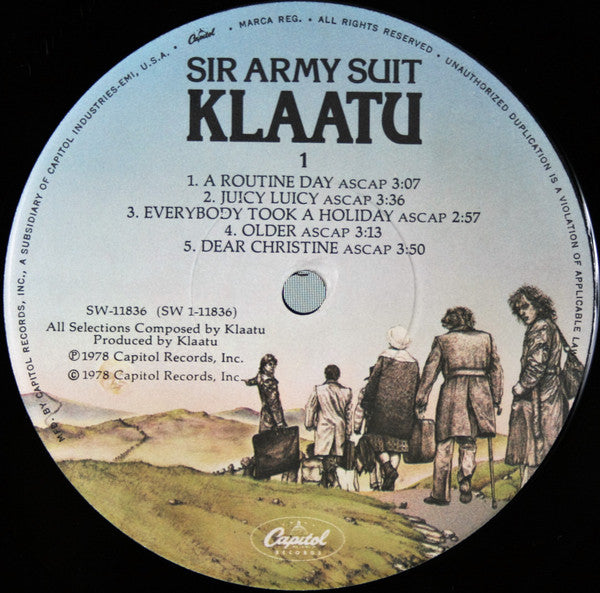 Sir Army Suit - Klaatu (1978) (Used)