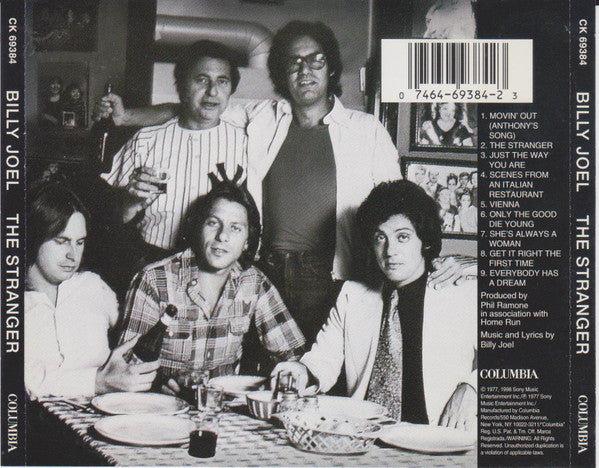 The Stranger - Billy Joel (1998) (Used)