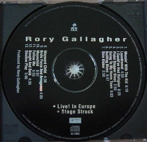 Live! In Europe ● Stage Struck - Rory Gallagher (-) (New)