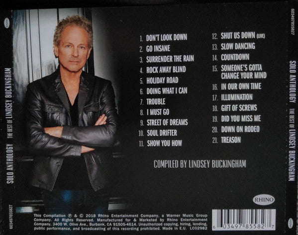 Solo Anthology: The Best Of Lindsey Buckingham - Lindsey Buckingham (-) (Used)