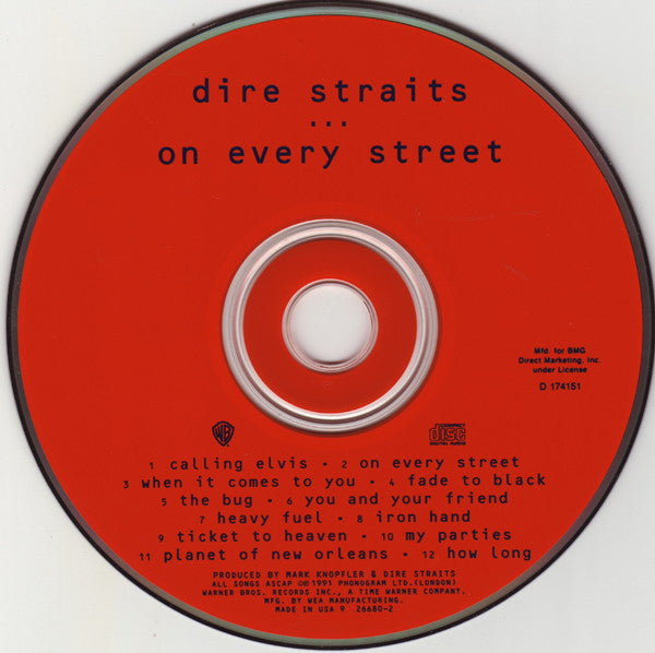 On Every Street - Dire Straits (1991) (Used)