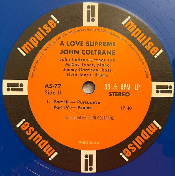 A Love Supreme - John Coltrane (2021) (Used)