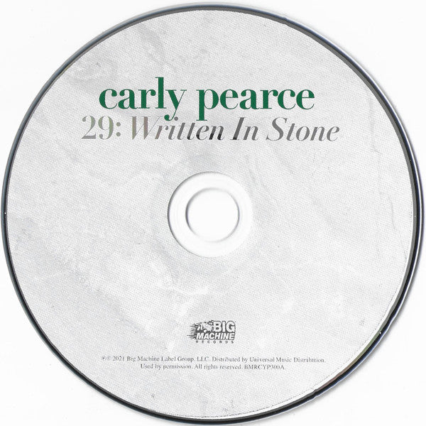 29: Written In Stone - Carly Pearce (2021) (Used)