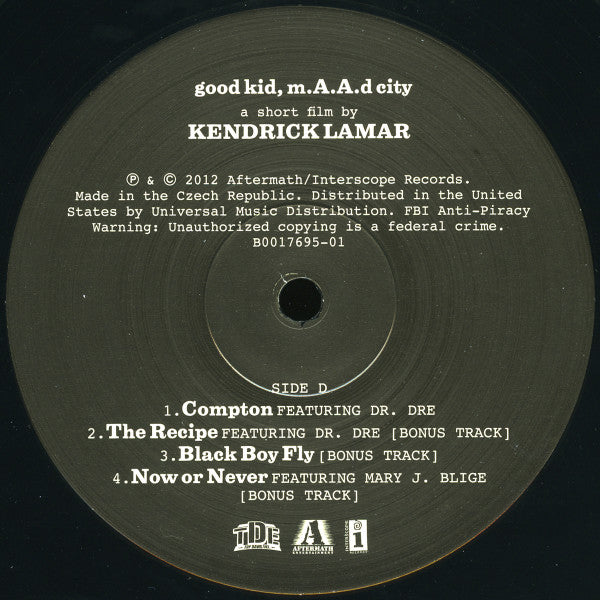 Good Kid, M.A.A.D City - Kendrick Lamar (2020) (Used)