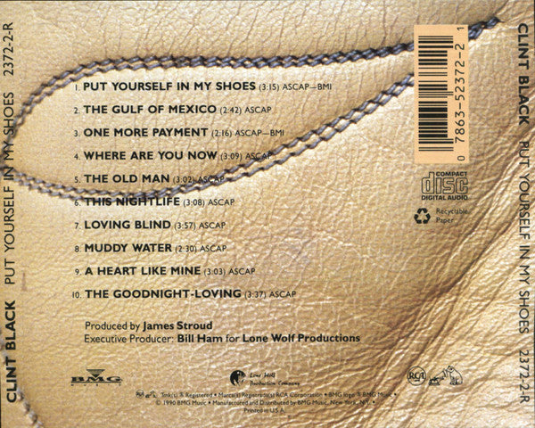 Put Yourself In My Shoes - Clint Black (1990) (Used)
