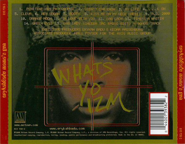 Mama's Gun - Erykah Badu (2000) (Used)