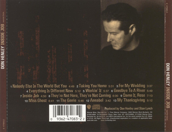 Inside Job - Don Henley (2000) (Used)