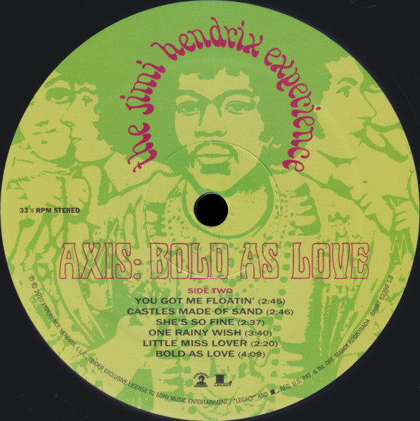 Axis: Bold As Love - The Jimi Hendrix Experience (2010) (Used)