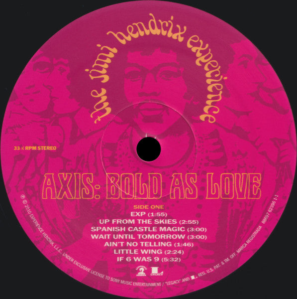 Axis: Bold As Love - The Jimi Hendrix Experience (2010) (Used)