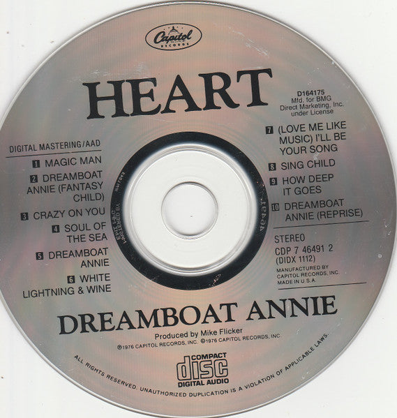 Dreamboat Annie - Heart (-) (Used)