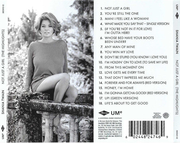 Not Just A Girl (The Highlights) - Shania Twain (2022) (Used)