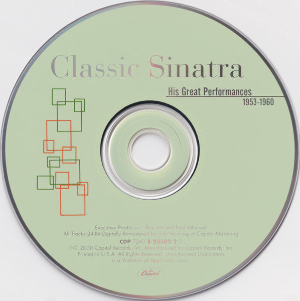 Classic Sinatra - Frank Sinatra (2000) (Used)