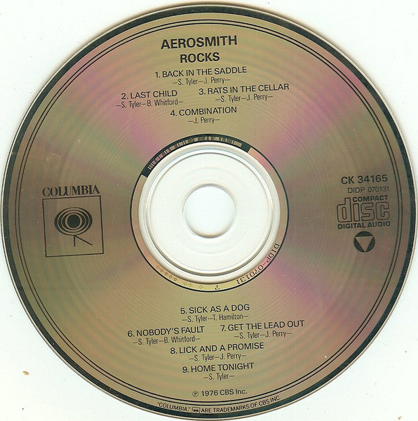 "Rocks" - Aerosmith (-) (Used)