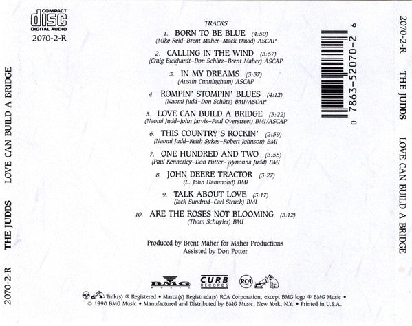 Love Can Build A Bridge - The Judds (1990) (Used)