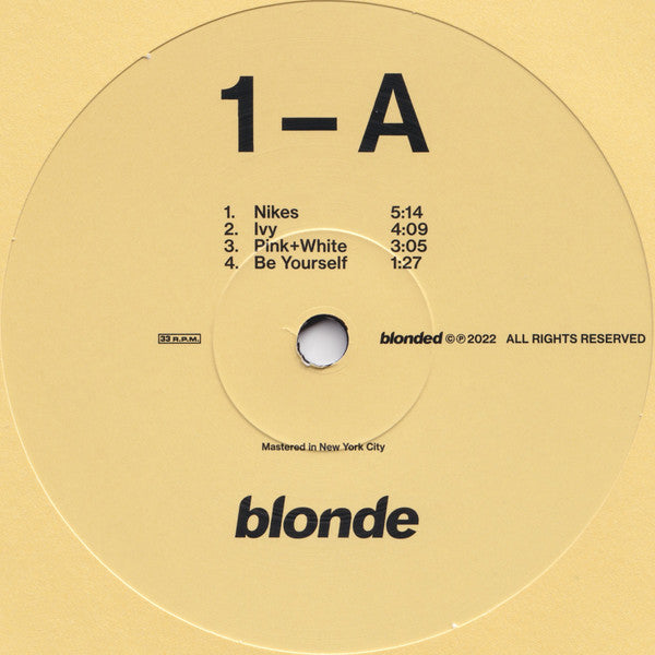 Blonde - Frank Ocean (2022) (New) (Used)