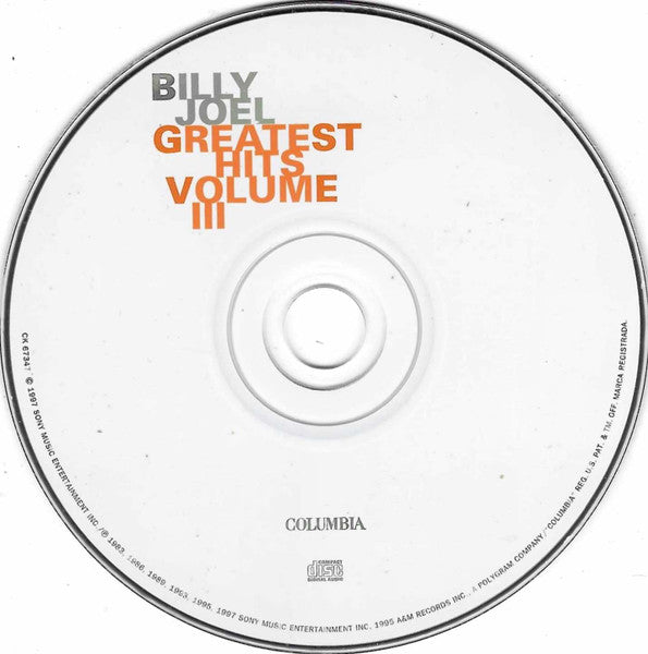 Greatest Hits Volume III - Billy Joel (-) (Used)