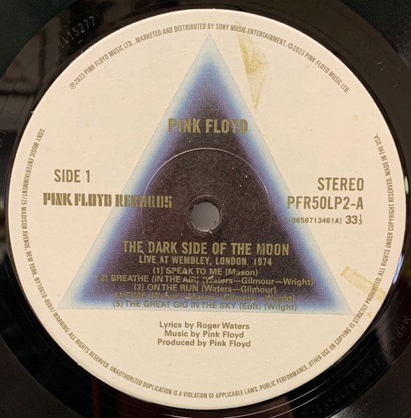 The Dark Side Of The Moon (Live At Wembley 1974) - Pink Floyd (2023) (New)