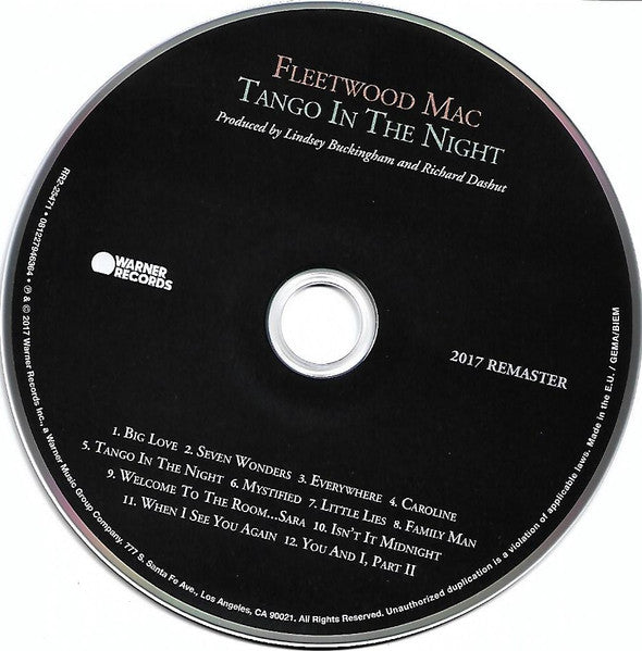Tango In The Night - Fleetwood Mac (-) (Used)