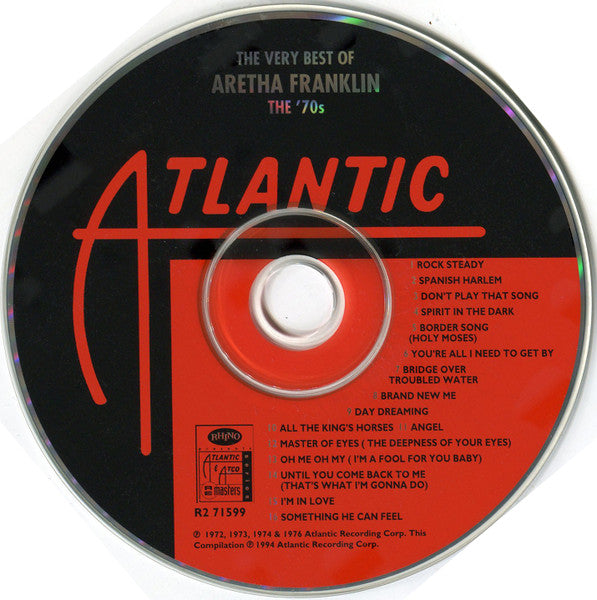 The Very Best Of Aretha Franklin: The 70's - Aretha Franklin (1994) (Used)