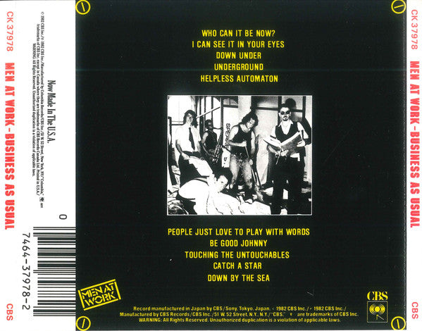 Business As Usual - Men At Work (-) (Used)
