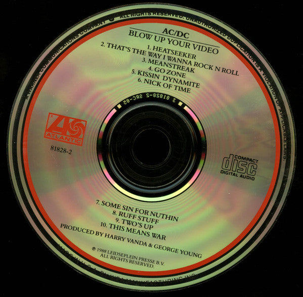 Blow Up Your Video - AC/DC (1988) (Used)