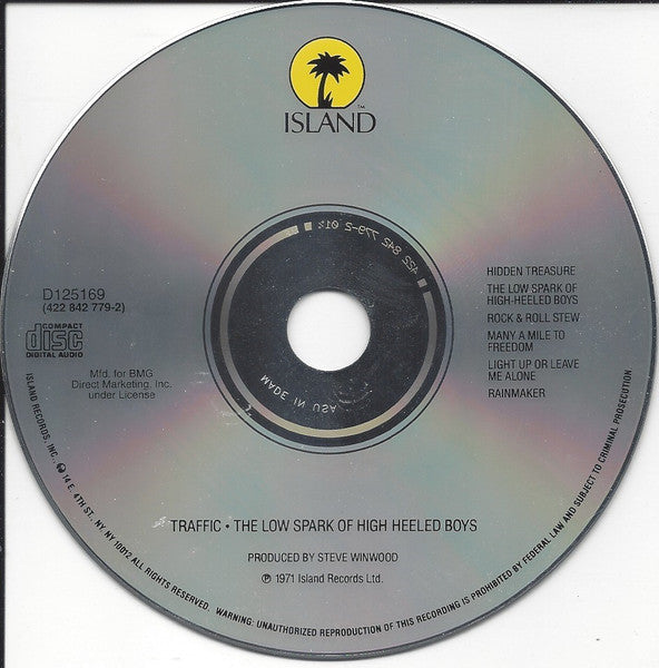 The Low Spark Of High Heeled Boys - Traffic (-) (Used)