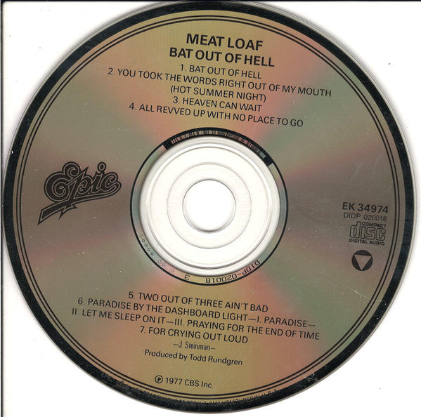Bat Out Of Hell - Meat Loaf (-) (Used)