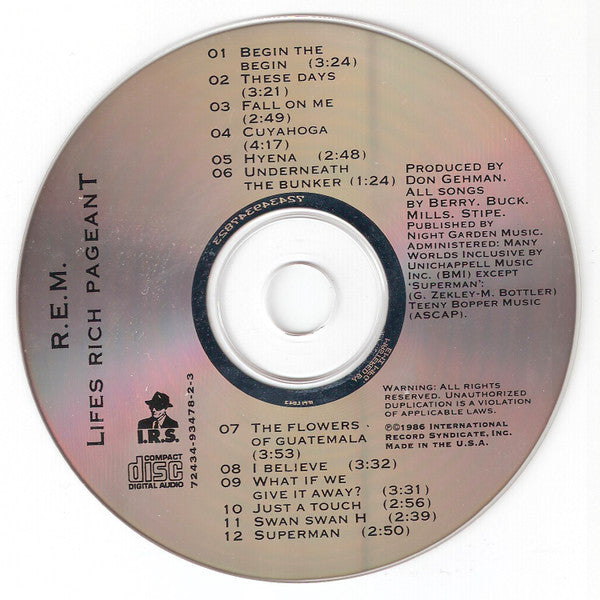 Lifes Rich Pageant - R.E.M. (1998) (Used)