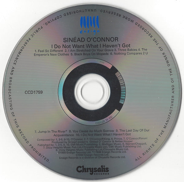 I Do Not Want What I Haven't Got - Sinéad O'Connor (-) (Used)