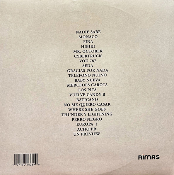 Nadie Sabe Lo Que Va A Pasar Mañana - Bad Bunny (2024) (Used)