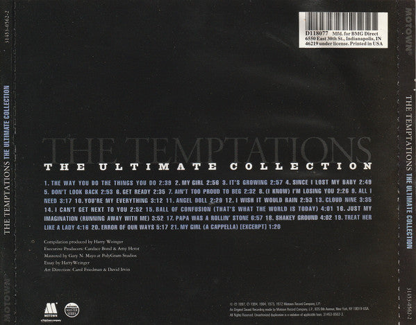 The Ultimate Collection - The Temptations (-) (Used)