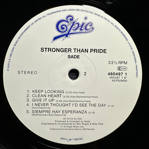 Stronger Than Pride - Sade (2024) (Used)